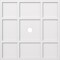 Ekena Millwork Rubik Architectural Grade PVC Ceiling Medallion, 36"OD x 3"ID x 12 1/2"C x 1"P, One-Piece CMP36RK-03000 - alternate 1
